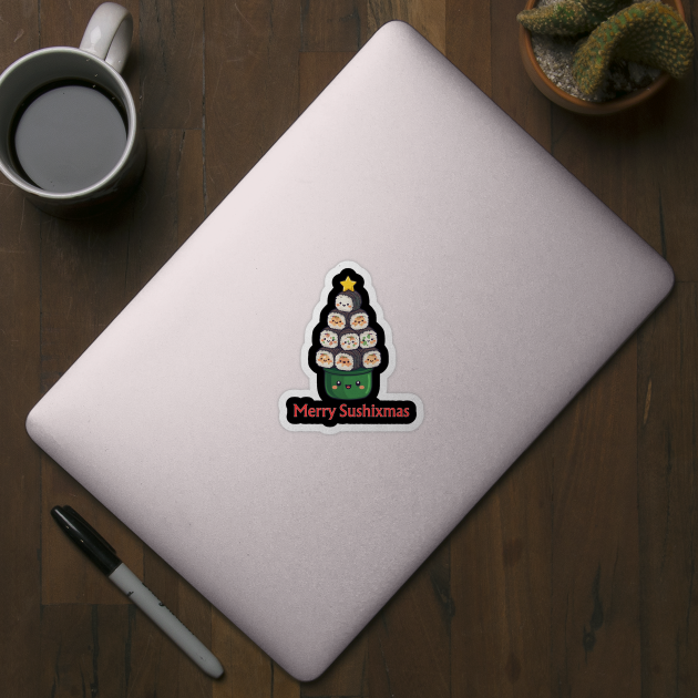 Cute Sushi Love Xmas Kawaii Merry Sushixmas by shirtlux